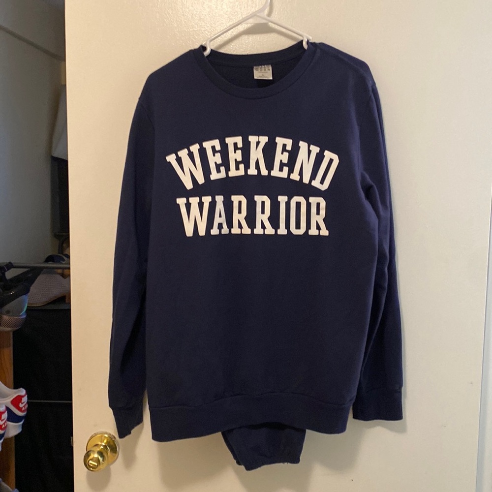 Weekend worrier track suit